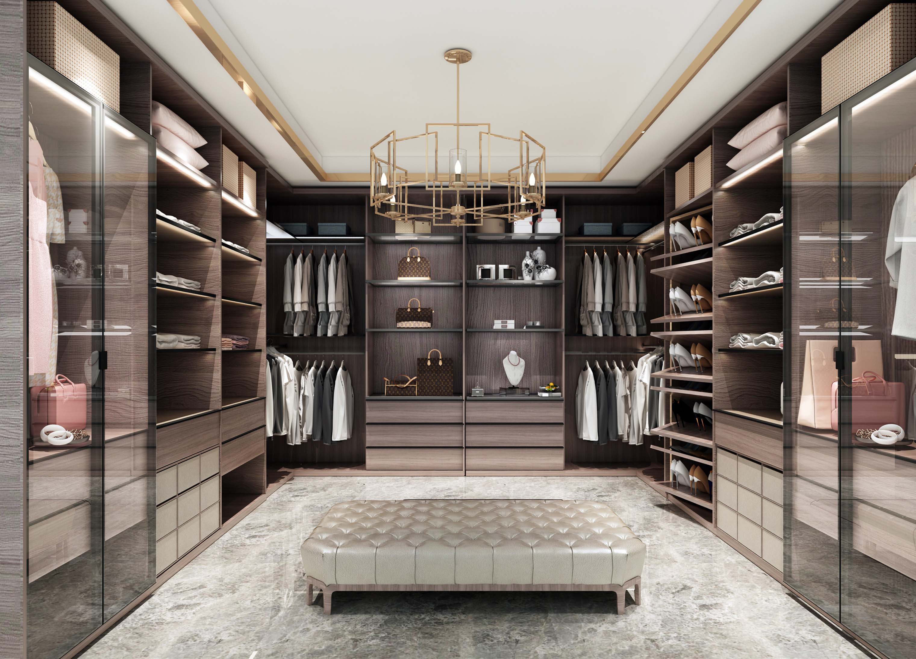 closet melamine lacquered wood grain urban modern