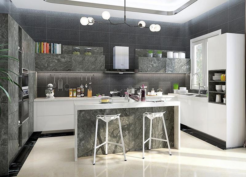 comercial melamine MFC kitchen cabinet wholesale