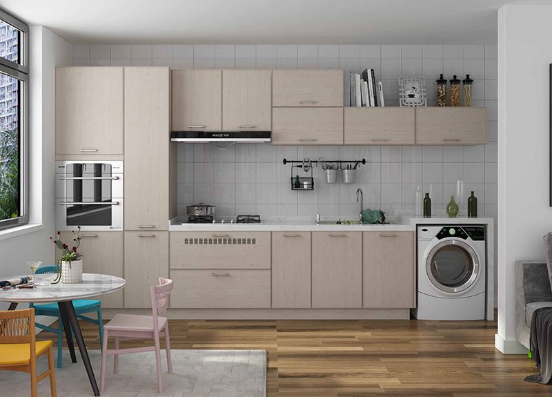 Economical Melamine Kitchen manufacturers HM1003H606