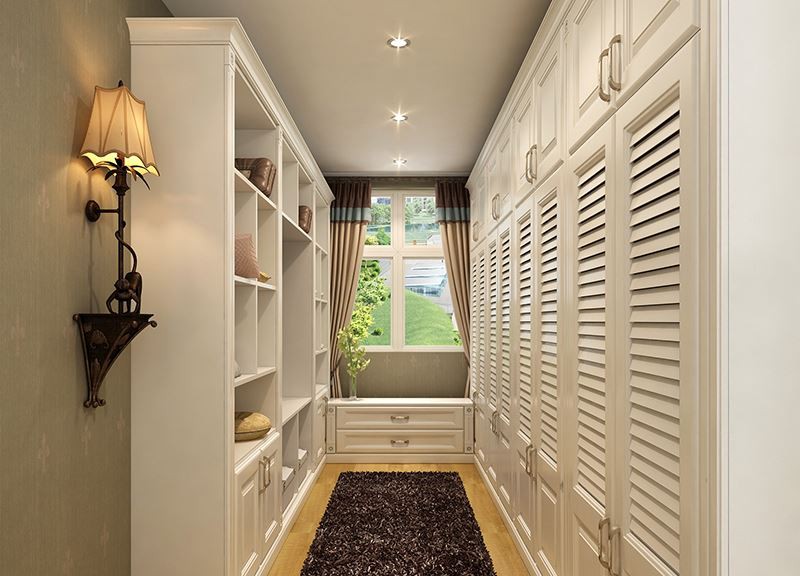 small walk in closet