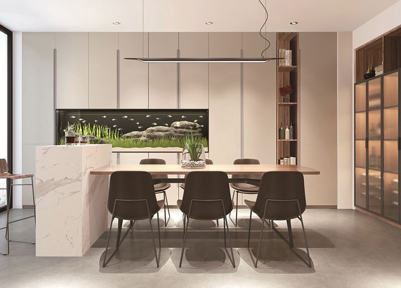 Lacquer Finish Kitchen Cupboard