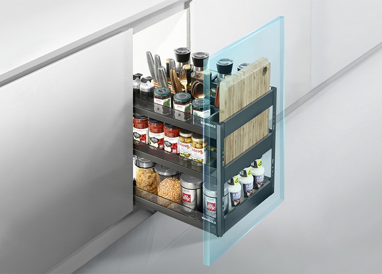 Spice Rack Pull-Out Basket Spice Rack Pull-Out Basket