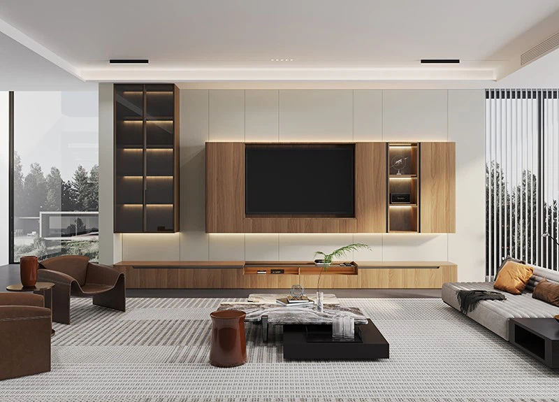 modern wood grain living room cabinet modern wood grain living room cabinet