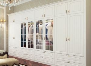 Fabkis Pastoral Dawb PVC Wardrobe