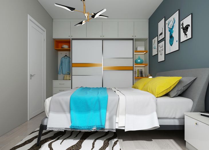 Kev Cai Chipboard Wardrobe