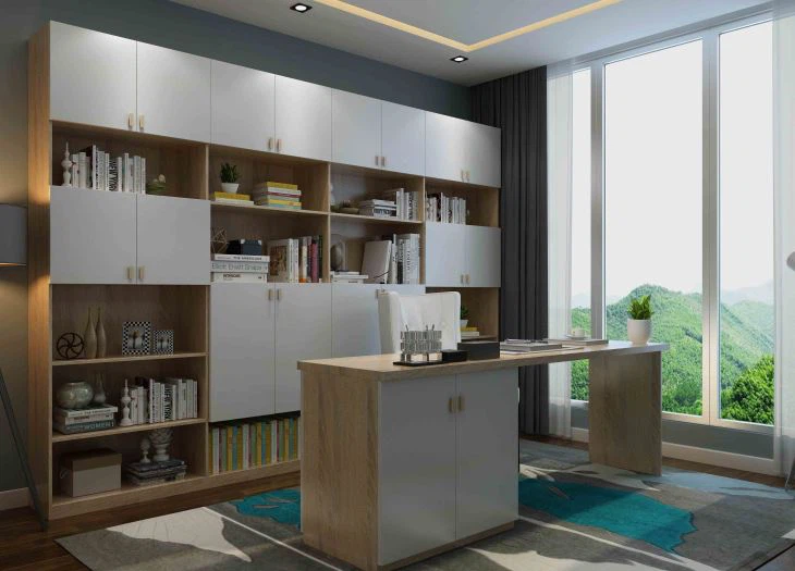 Custom Melamine Bookcase