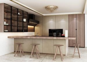 Niaj hnub nimno minimalist chav ua noj txee