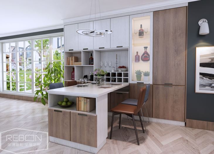 Custom Thermofoil Kitchen Cabinets