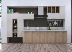 Wood Grain Melamine Chav ua noj
