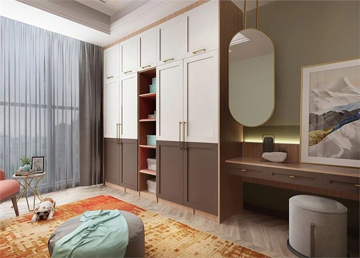 Solid Wood Closet