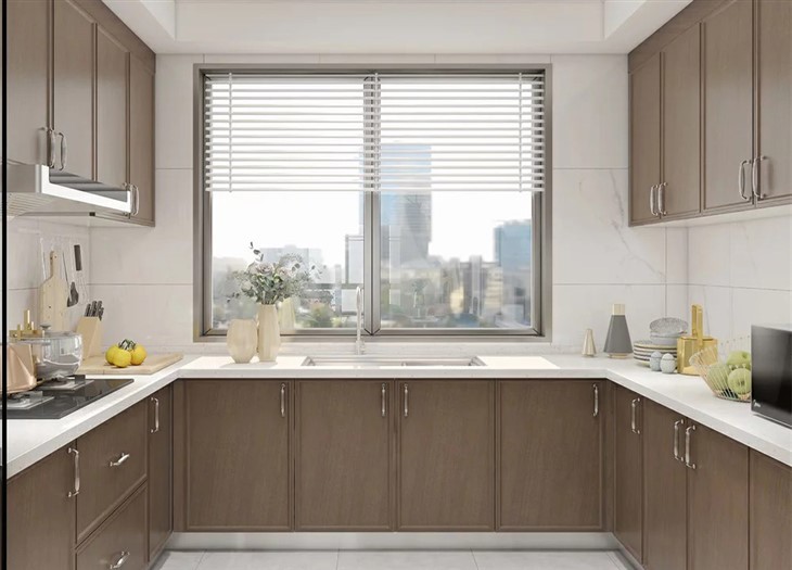 Niaj hnub nimno Wood Kitchen txee