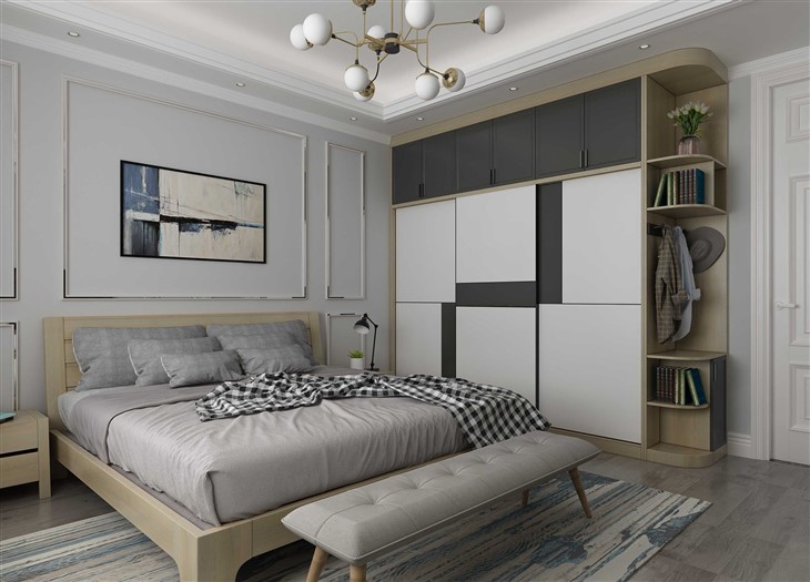 White Fitted Bedroom Wardrobe